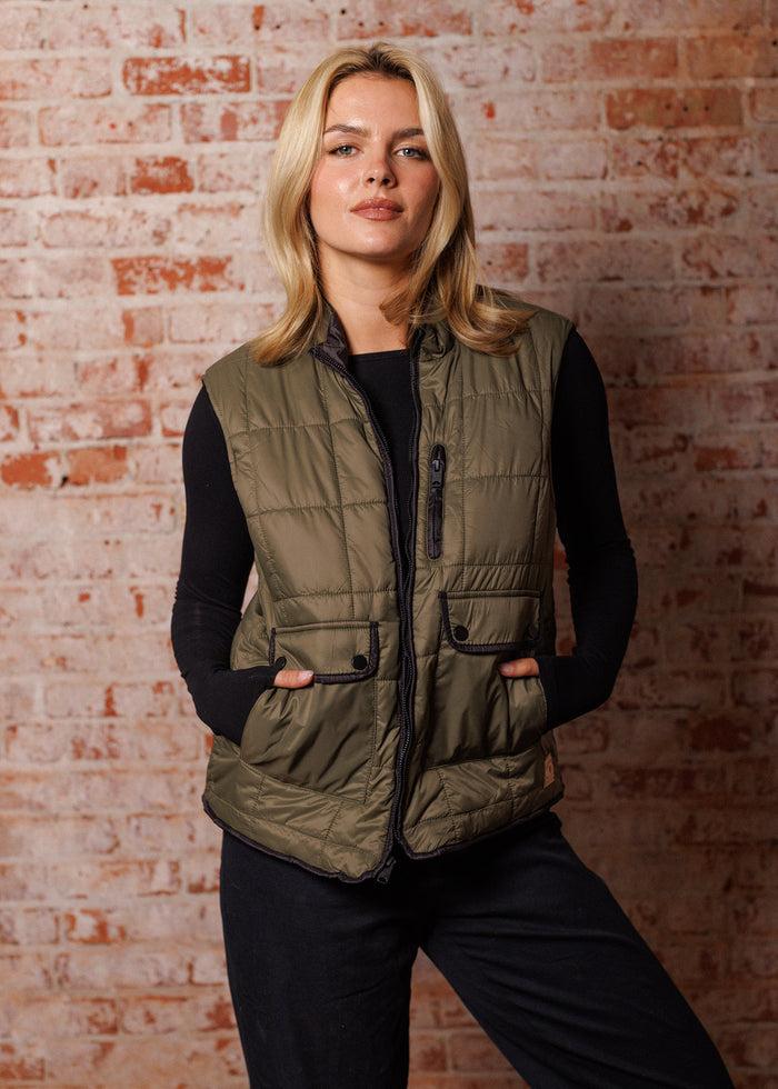 Iron And Resin Women's Paogo Vest Olive