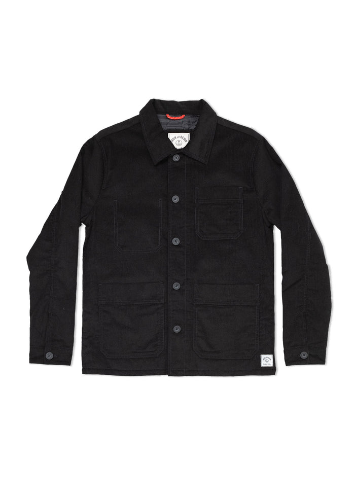 Iron And Resin Worker Corduroy Jacket Black
