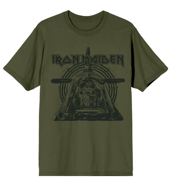 iron maiden Aces High Olive Tee