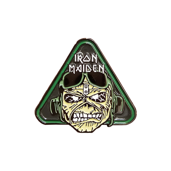 iron maiden Aces High Triangle Pin