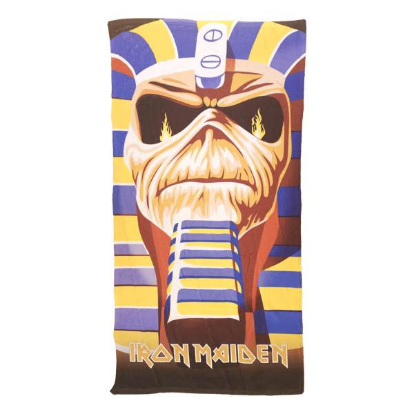 iron maiden Iron Maiden Powerslave Beach Towel