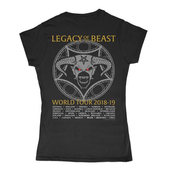 Iron Maiden Ladies Legacy World Tour Tee