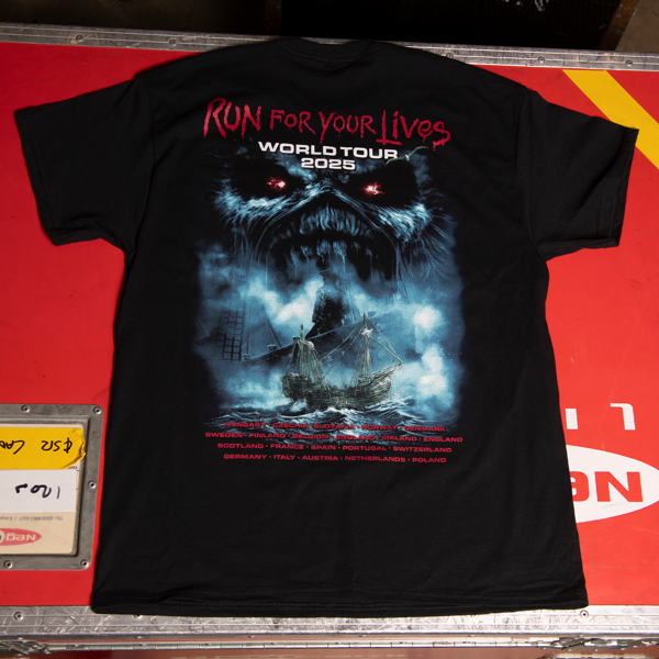 Iron Maiden Powerslave Mariner 2025 Tour Tee