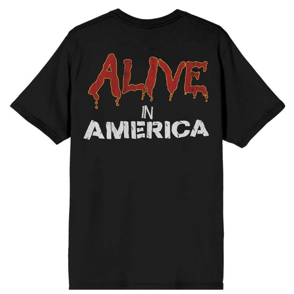 Iron Maiden Purgatory Alive In America Vintage Tee