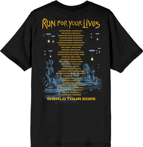 Iron Maiden Retro Clairvoyant 2025 Tour Tee