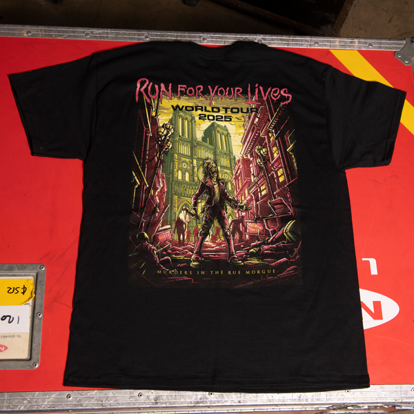 Iron Maiden Wrathchild Rue Morgue 2025 Tour Tee