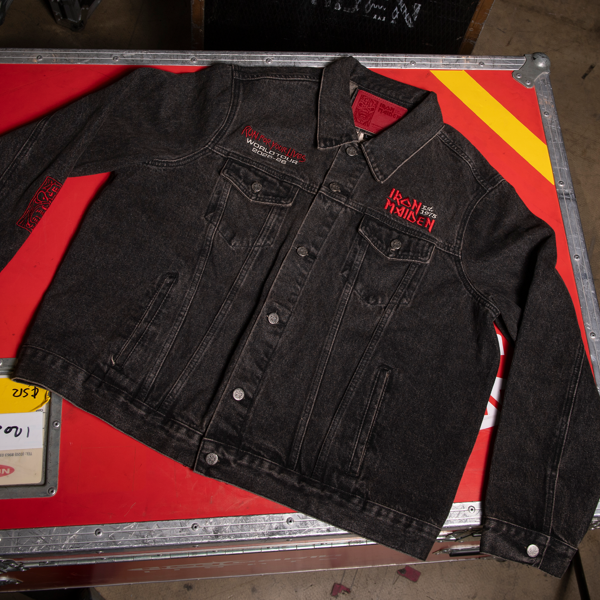 Iron Maiden Run For Your Lives 2025 Tour Denim Jacket