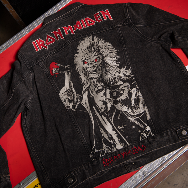 Iron Maiden Run For Your Lives 2025 Tour Denim Jacket