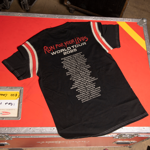 Iron Maiden Run For Your Lives Vintage 2025 Tour Tee
