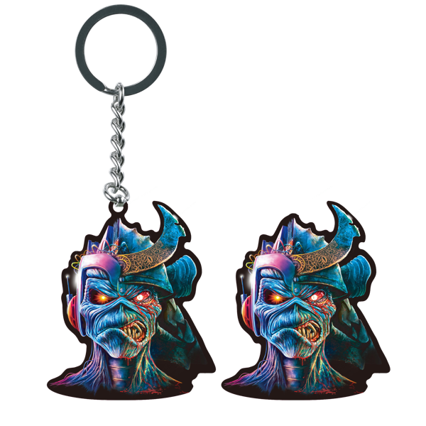 iron maiden The Future Past 2024 Tour Keychain and Pin Set