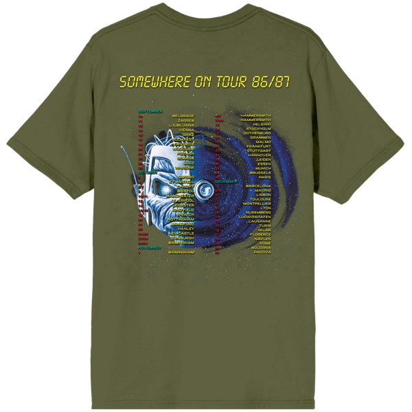 Iron Maiden The Future Past 2024 Tour Somewhere On Tour Tee