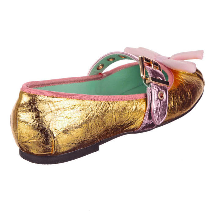 Irregular Choice Ballet Babe | Ribbon Lace Flats | Bed Of Roses By Irregular Choice