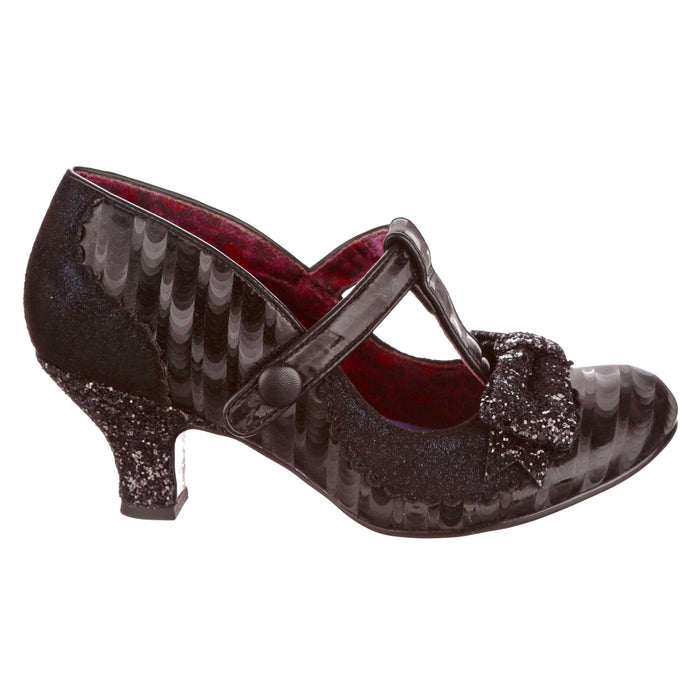 Irregular Choice Elegant Evening | T-Bar Mid Heel Shoes | Irregular Choice