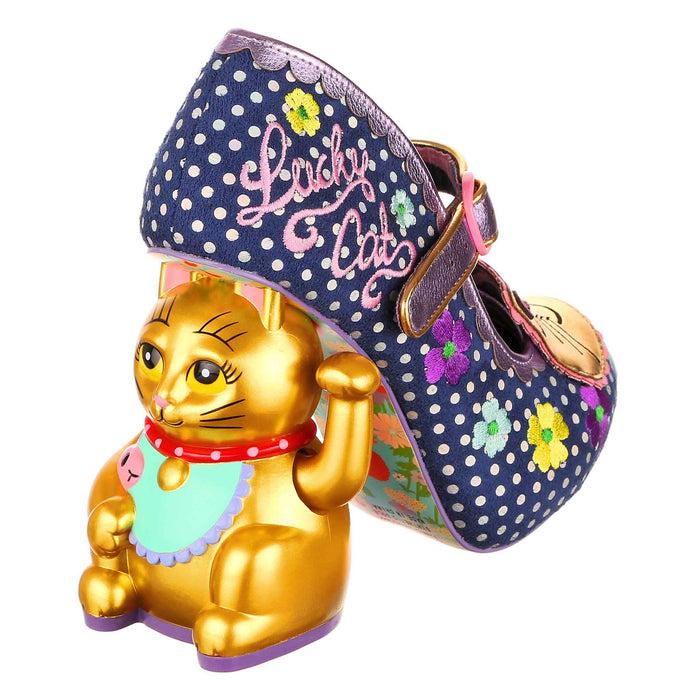 Irregular Choice Fortunate Feline | Lucky Cat Concept Heel Shoes | Irregular Choice