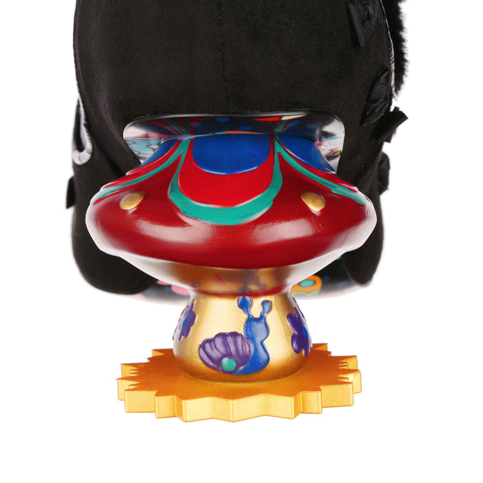 Irregular Choice Irregular Choice Black Ankle Boot With Mushroom Concept Heel | Mushroom Meadow