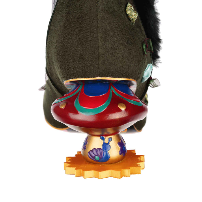 Irregular Choice Irregular Choice Forest Green Ankle Boot With Mushroom Concept Heel | Mushroom Meadow