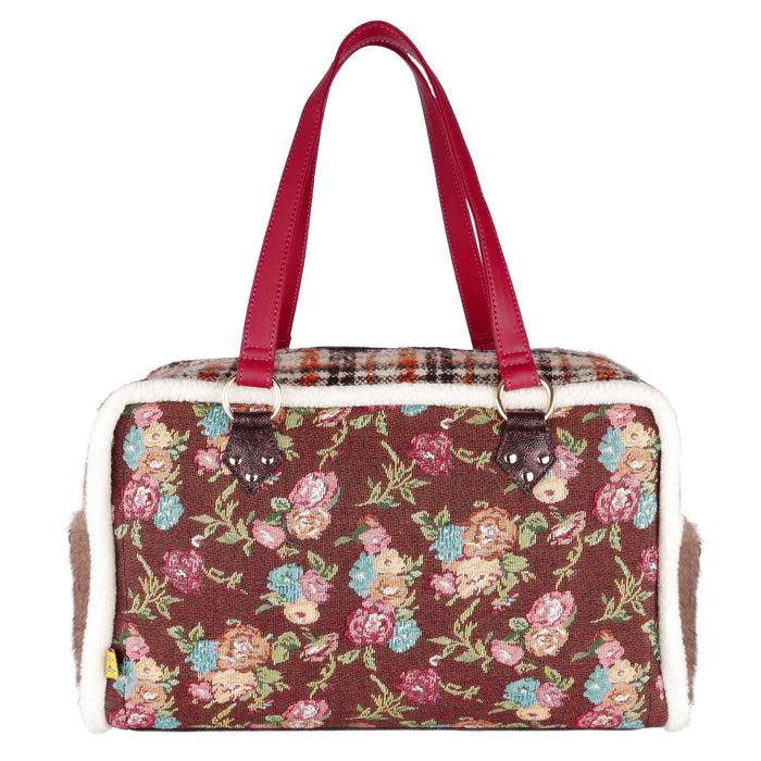 Irregular Choice Irregular Choice Woven Tapestry Large Holdall Weekender Travel Bag | Perfect Patchwork