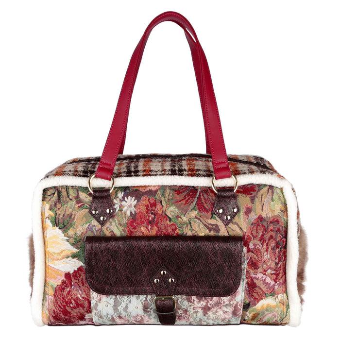 irregular choice Irregular Choice Woven Tapestry Large Holdall Weekender Travel Bag | Perfect Patchwork