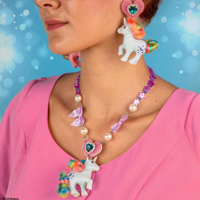 Irregular Choice Irregular Choice X My Little Pony Loving Heart Earrings Drop Stud Moonstone Twilight Jewellery