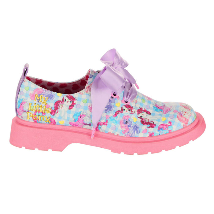 Irregular Choice Irregular Choice X My Little Pony Smart Pastel Brogues Unisex Cute Pink Blue Lace Up Formal Shoes Rad Magic