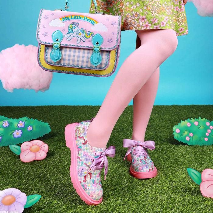 Irregular Choice Irregular Choice X My Little Pony Smart Pastel Brogues Unisex Cute Pink Blue Lace Up Formal Shoes Rad Magic