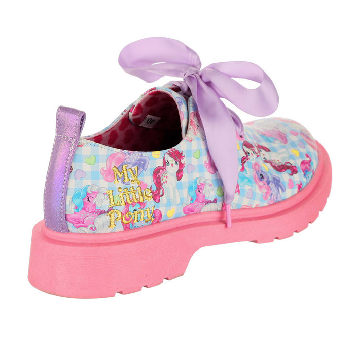 Irregular Choice Irregular Choice X My Little Pony Smart Pastel Brogues Unisex Cute Pink Blue Lace Up Formal Shoes Rad Magic