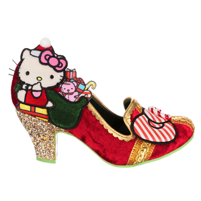 Irregular Choice Kitty Kringle | Hello Kitty Christmas Court Shoes | Irregular Choice X