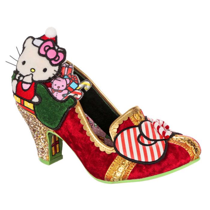Irregular Choice Kitty Kringle | Hello Kitty Christmas Court Shoes | Irregular Choice X