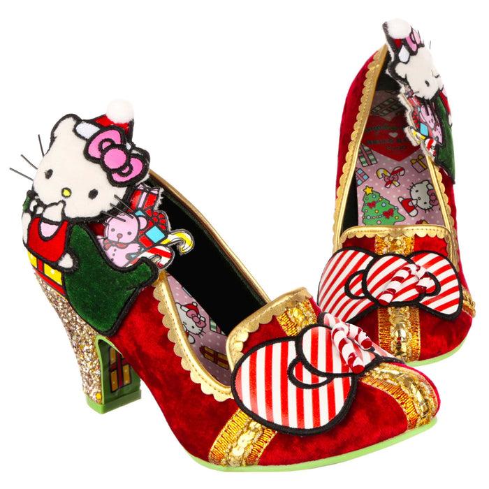 irregular choice Kitty Kringle | Hello Kitty Christmas Court Shoes | Irregular Choice X