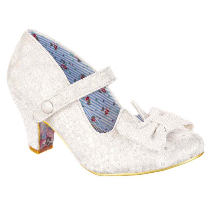 irregular choice Piccolo | Bridal Mid Heel Shoes | Iconic by Irregular Choice