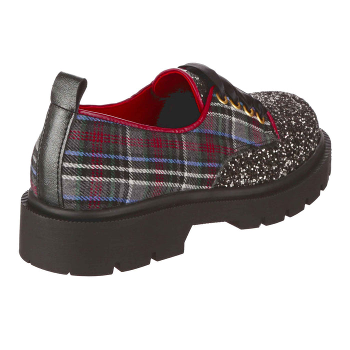 Irregular Choice Trafalgar | Lace Up Flat Shoes | Bed Of Roses | Irregular Choice