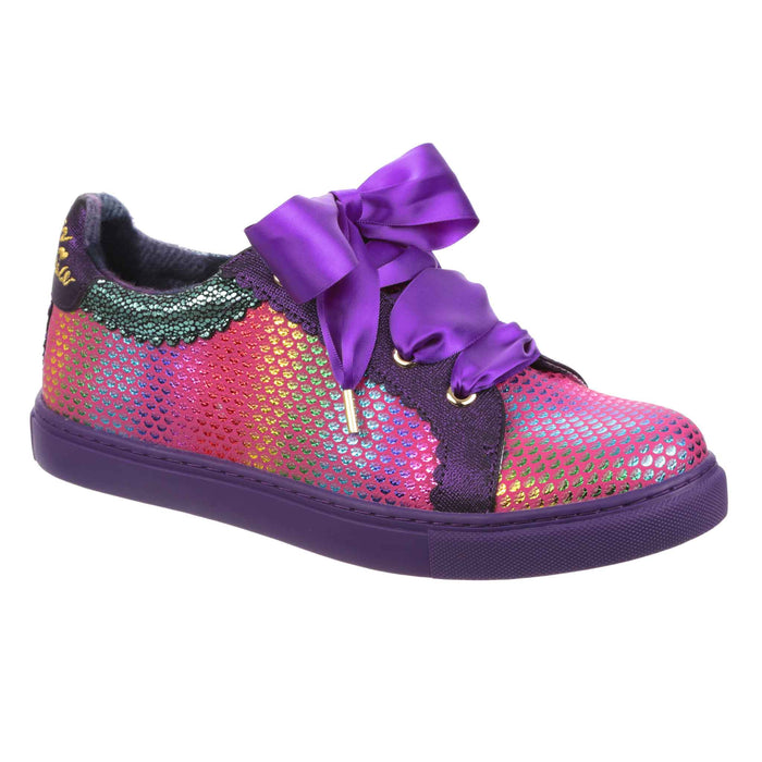 irregular choice Wasabi Wanderer | Ribbon Lace Trainers | Iconic by Irregular Choice