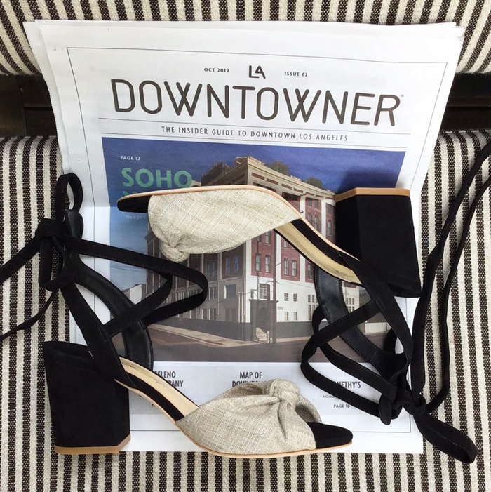 Isa Tapia Alma Black Linen