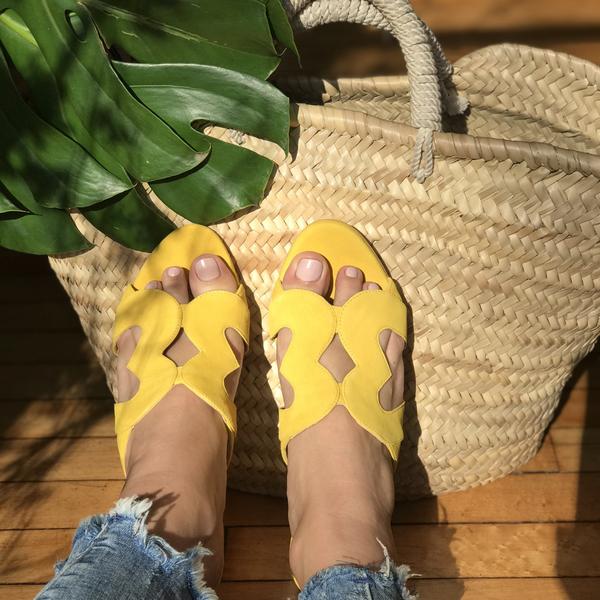 Isa Tapia Amor Canary Yellow Suede