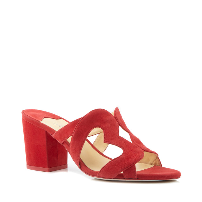 isa tapia Amor Lipstick Red Suede