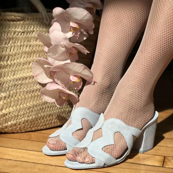 Isa Tapia Amor Palace Blue Suede