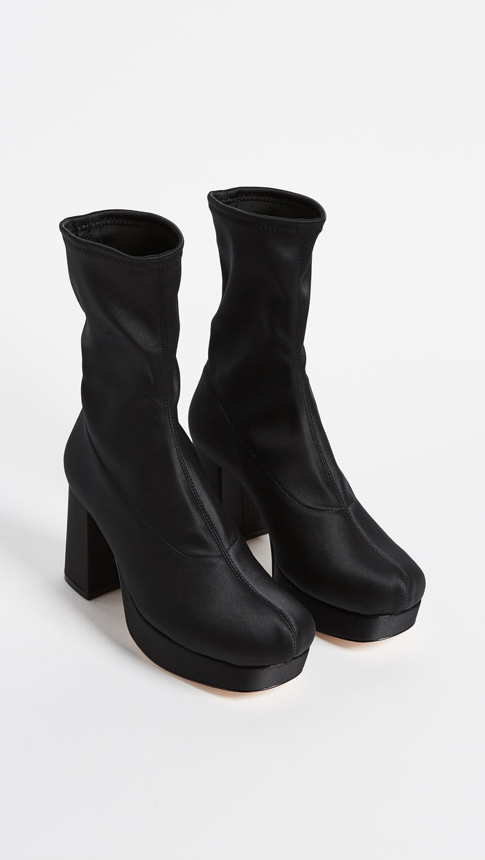 Isa Tapia Brooke Black Satin