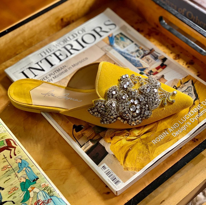 Isa Tapia Canova Canary Yellow Crystals