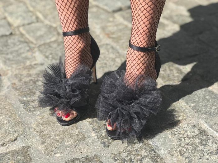 Isa Tapia Gigi Black Satin