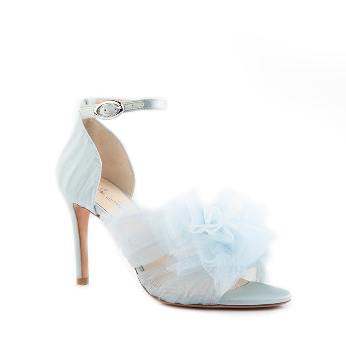 isa tapia Gigi Blue Satin