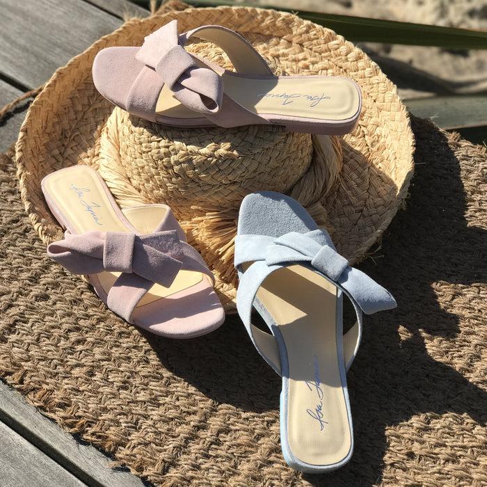 Isa Tapia Natalia Beverly Hills Pink Suede