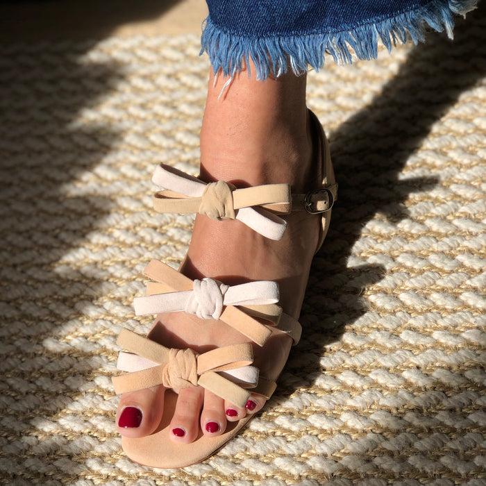 Isa Tapia Nikita Peach-Pink Suede
