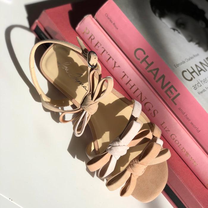 Isa Tapia Nikita Peach-Pink Suede