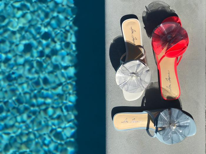 Isa Tapia Novak Palace Blue Patent Leather