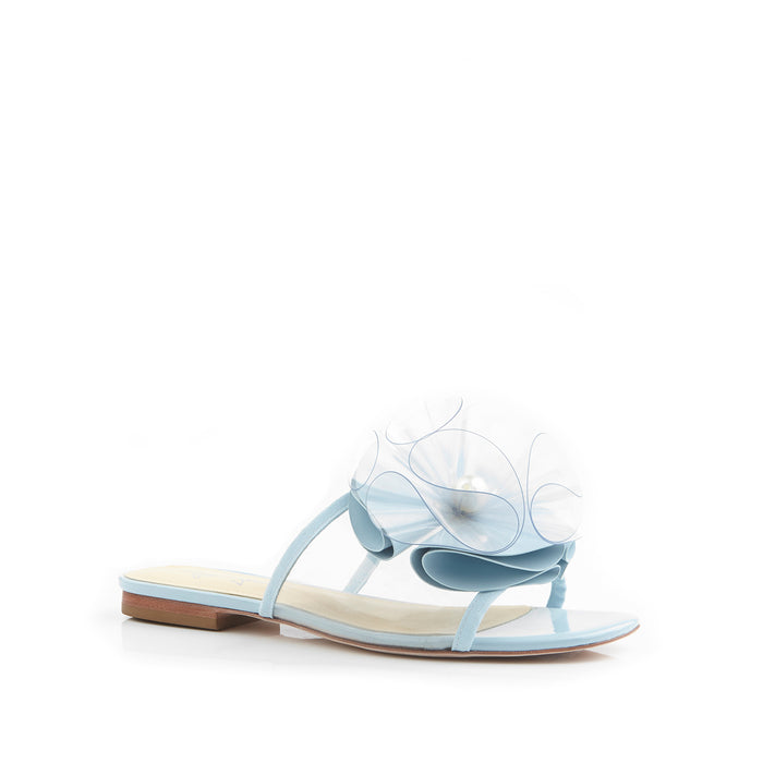 isa tapia Novak Palace Blue Patent Leather