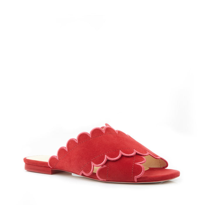 isa tapia Nueva Lipstick Red Suede