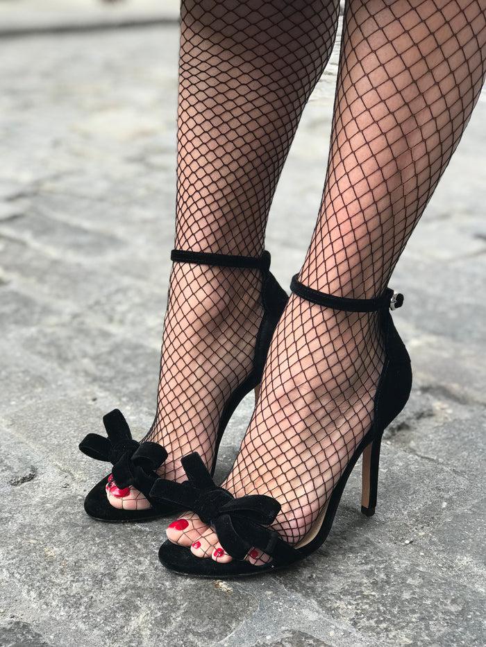 Isa Tapia Shelby Black Kid Suede