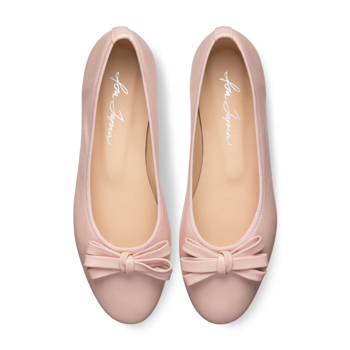 isa tapia Shelby Bow Nude Pink Ballerina