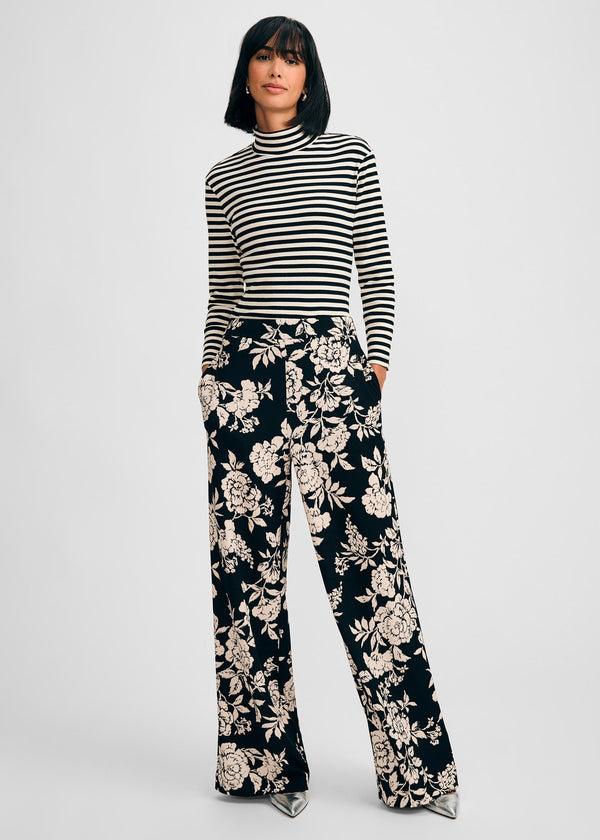 Isaac Mizrahi New York 3/4 Sleeve Turtleneck Rib Top