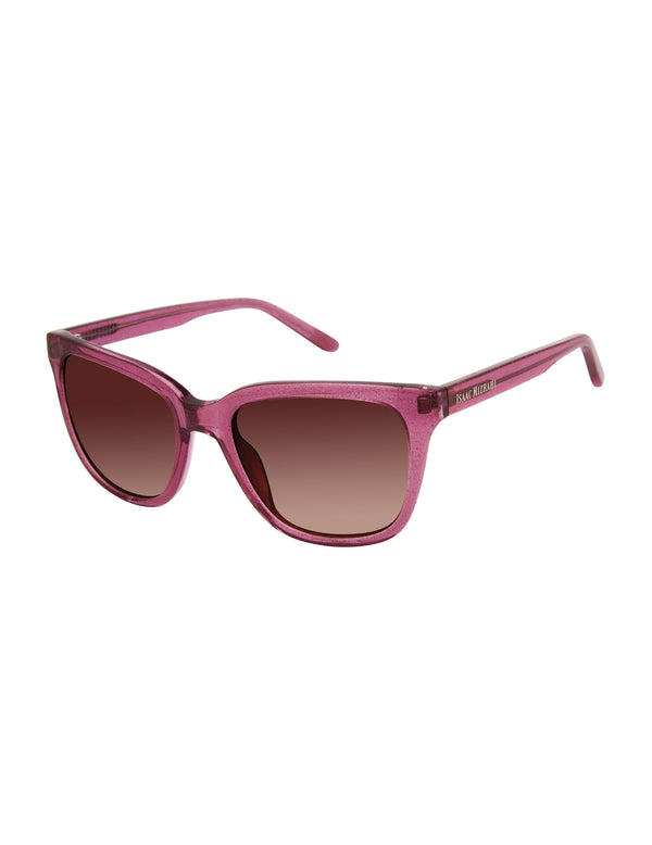 isaac mizrahi new york Acetate Glitter Frame Sunglasses